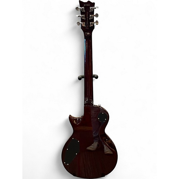 Used ESP LTD EC256FM Honey Amber Solid Body Electric Guitar