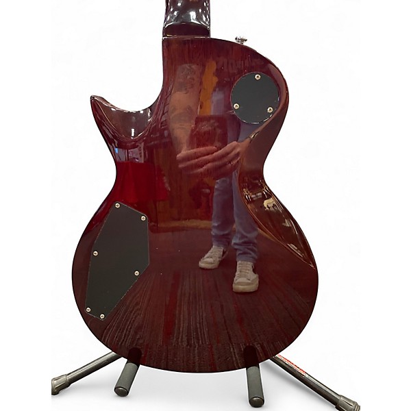 Used ESP LTD EC256FM Honey Amber Solid Body Electric Guitar