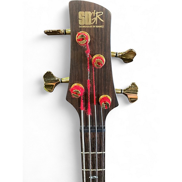 Used Ibanez PRESTIGE SR5000 Natural Electric Bass Guitar