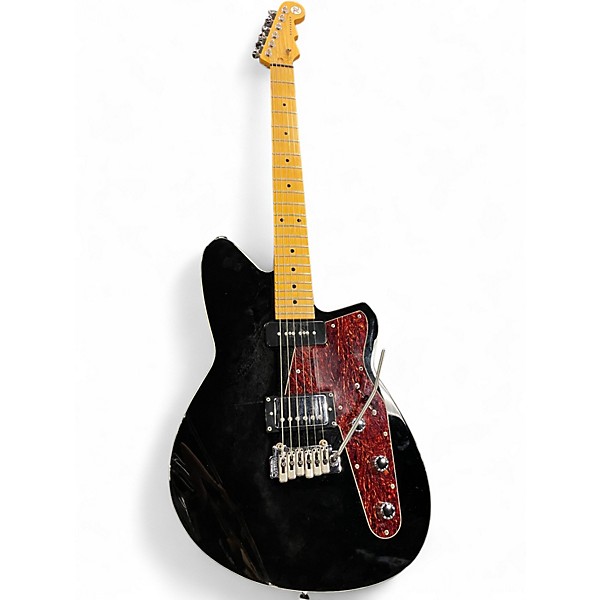 Used Reverend double agent W Black Solid Body Electric Guitar