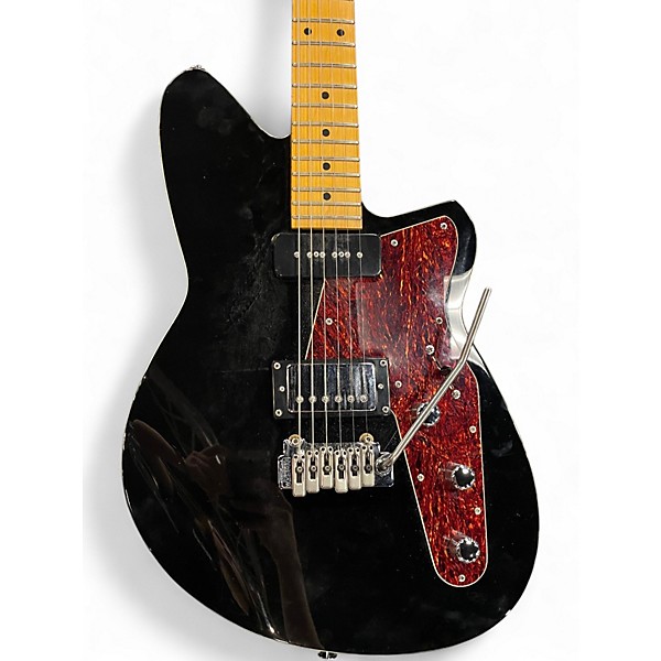 Used Reverend double agent W Black Solid Body Electric Guitar
