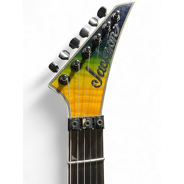 Used Jackson Pro Plus Series Soloist SLA3Q Electric Guitar Amber Blue Bur AMBER BLUE BURST Solid Body Electric Guitar