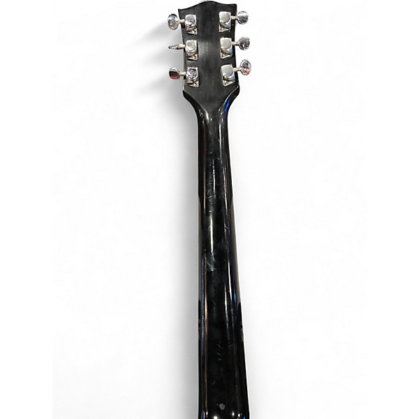 Used Memphis Les Paul Style Japan Black Solid Body Electric Guitar