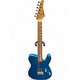 Used Eart TL-380 Pearl Blue Solid Body Electric Guitar