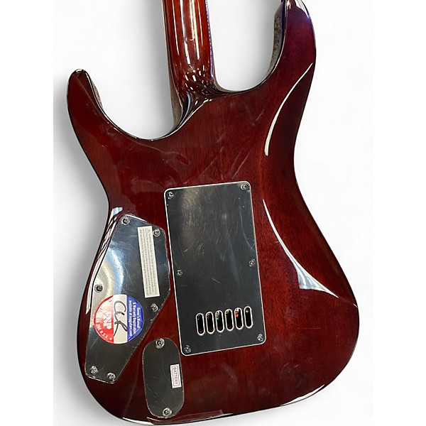 Used ESP LTD MH1000ET Brown Sunburst Solid Body Electric Guitar