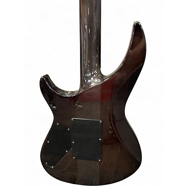 Used ESP E-II Horizon 3 See Through Black Solid Body Electric Guitar