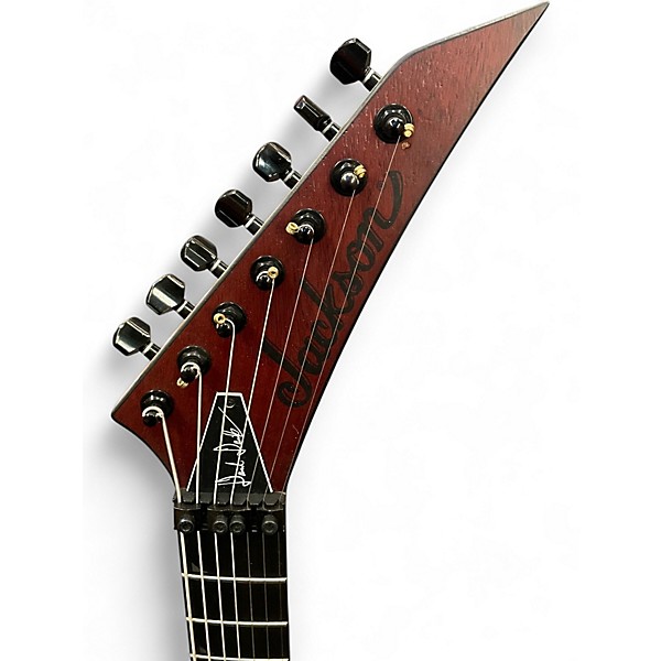 Used Jackson WR7 DAVE DAVIDSON WALNUT STAIN Solid Body Electric Guitar