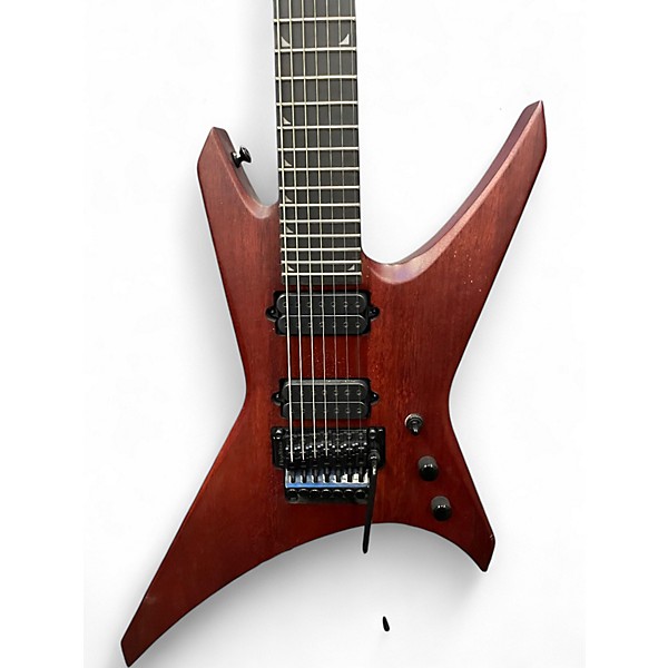 Used Jackson WR7 DAVE DAVIDSON WALNUT STAIN Solid Body Electric Guitar