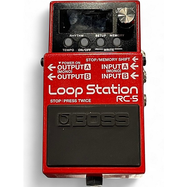 Used BOSS RC5 loop station Pedal