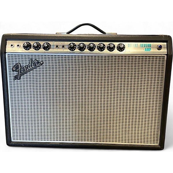 Used Fender 1968 Custom Deluxe Reverb 22W 1x12 Tube Guitar Combo Amp