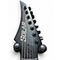 Used Solar Guitars GF17FBB 7 string Transparent Black Solid Body Electric Guitar