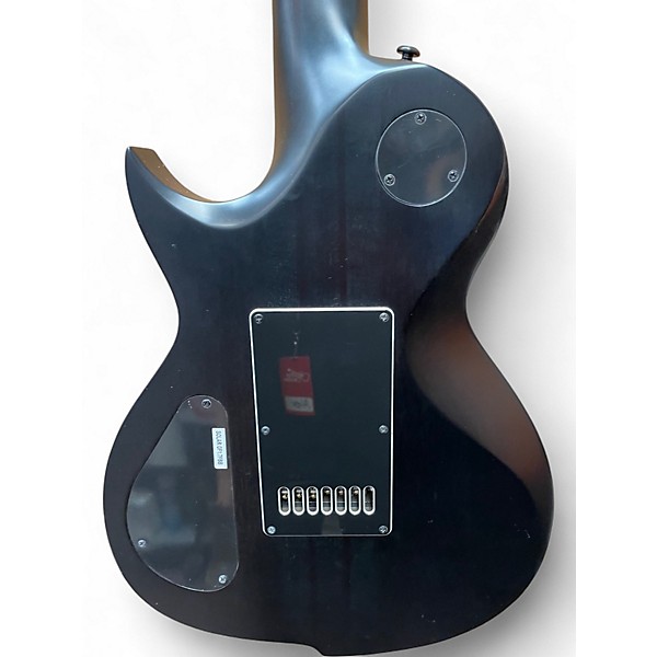 Used Solar Guitars GF17FBB 7 string Transparent Black Solid Body Electric Guitar