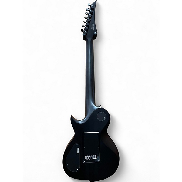 Used Solar Guitars GF17FBB 7 string Transparent Black Solid Body Electric Guitar