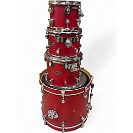 Used PDP by DW 4 Piece FS Series Flat Red Drum Kit