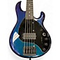 Used Ernie Ball Music Man DarkRay 5 Sapphire Iris Electric Bass Guitar