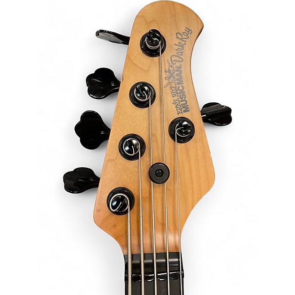Used Ernie Ball Music Man DarkRay 5 Sapphire Iris Electric Bass Guitar
