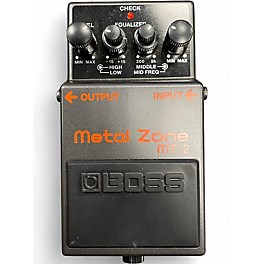 Used BOSS MT2 Metal Zone Distortion Effect Pedal