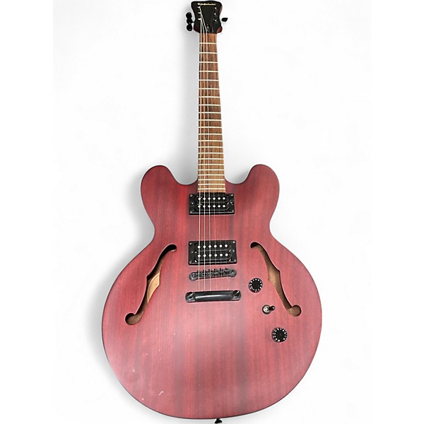 Used Epiphone Dot Studio Worn Cherry Hollow Body Electric Guitar