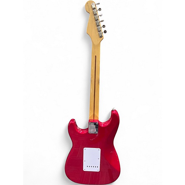 Used 1997 Fender American Standard Stratocaster Candy Apple Red Solid Body Electric Guitar