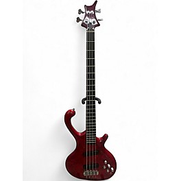 Used Ritter Custom Roya 4 Red Marble Electric Bass Guitar