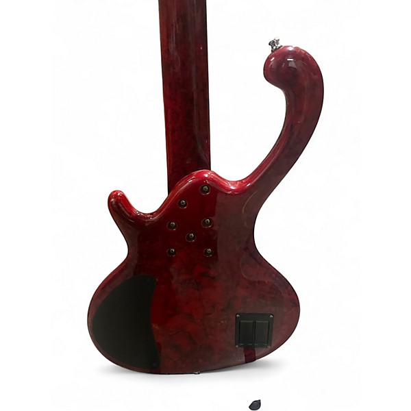 Used Ritter Custom Roya 4 Red Marble Electric Bass Guitar