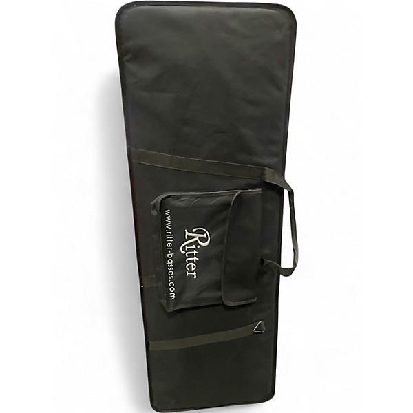 Used Ritter Custom Roya 4 Red Marble Electric Bass Guitar