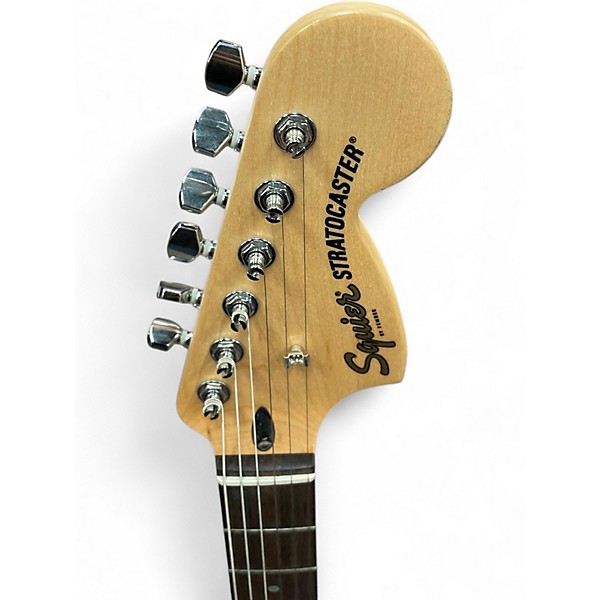 Used Squier STRATOCASTER Gray Solid Body Electric Guitar