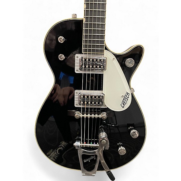 Used Gretsch Guitars G6128T-TVP Power Jet TV Jones Black Solid Body Electric Guitar