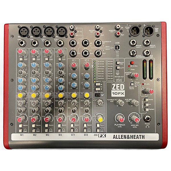 Used Allen & Heath ZED10FX Unpowered Mixer