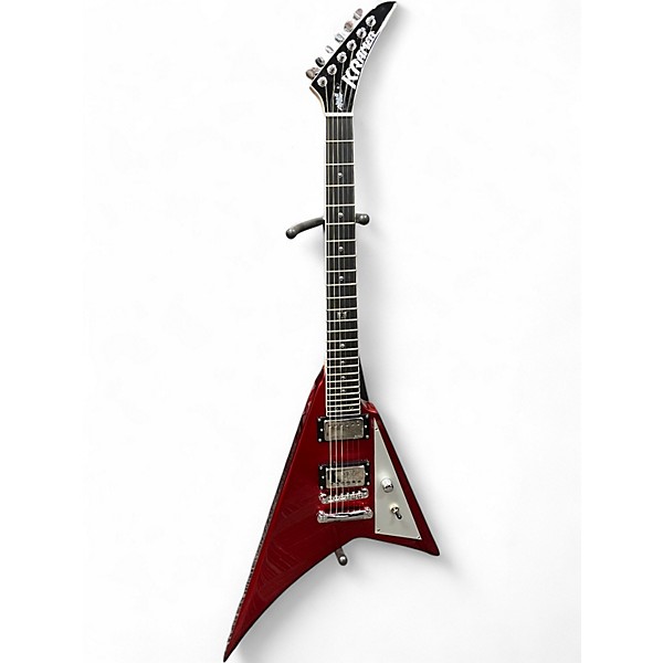 Used Kramer Charlie Parra Vanguard Candy Apple Red Solid Body Electric Guitar