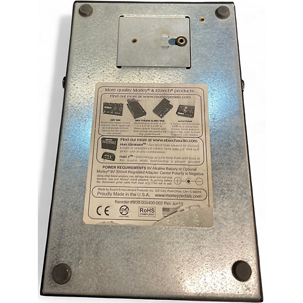 Used Morley PWOV Power Wah Volume Effect Pedal