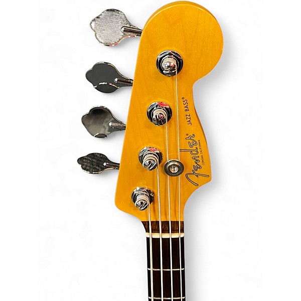Used Fender American Professional II Jazz Bass Mercury Electric Bass Guitar