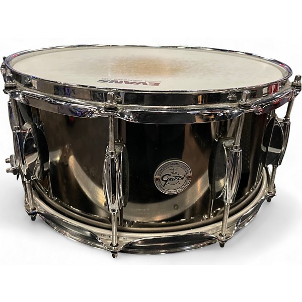 Used Gretsch Drums 14in BLACK NICKLE BLACK NICKLE Drum