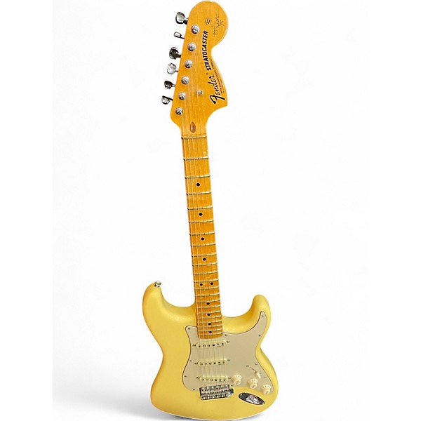 Used 2004 Fender Artist Series Yngwie Malmsteen Stratocaster Vintage White Maple Solid Body Electric Guitar