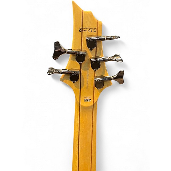 Used ESP LTD RB1005 5 String Spalted Maple Electric Bass Guitar
