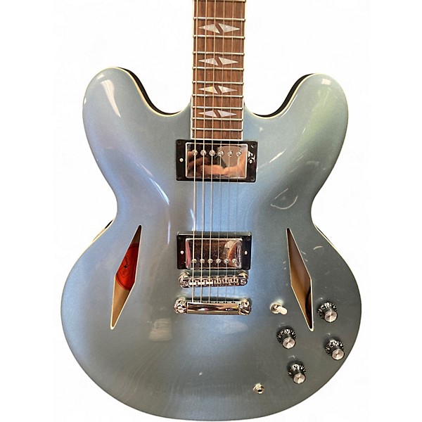 Used Epiphone DG 335 DAVE GROHL SIGNITURE Pelham Blue Hollow Body Electric Guitar