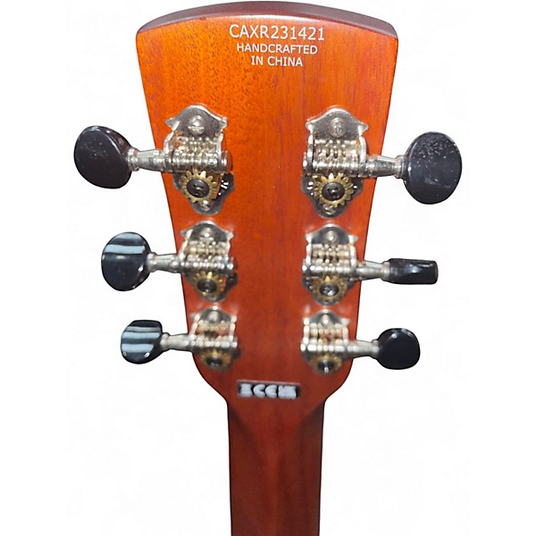 Used Gretsch Guitars G9201 Honeydipper Metal Round Neck Green Resonator Guitar