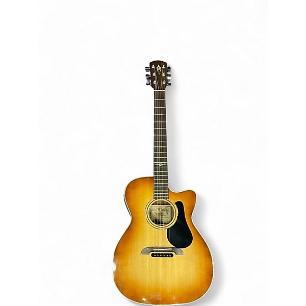 Used Alvarez FY70CESHB Yairi Standard Folk/OM Shadow Burst Acoustic Electric Guitar
