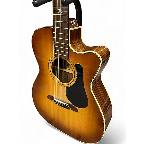 Used Alvarez FY70CESHB Yairi Standard Folk/OM Shadow Burst Acoustic Electric Guitar