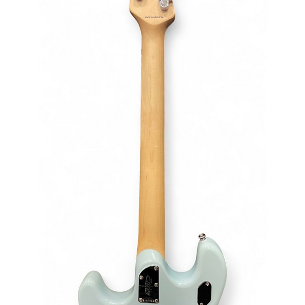 Used Sterling by Music Man Sub Series Stingray Daphne Blue Solid Body Electric Guitar