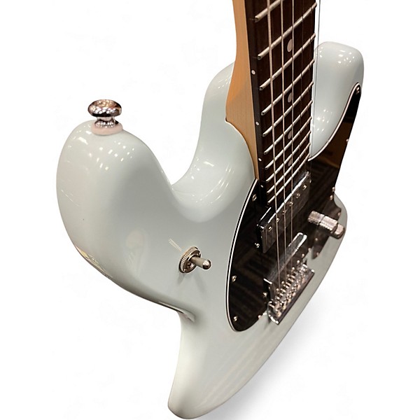 Used Sterling by Music Man Sub Series Stingray Daphne Blue Solid Body Electric Guitar