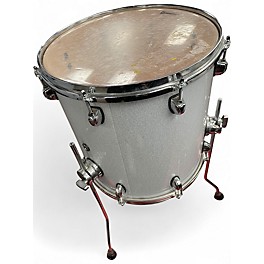 Used Premier 14in APK FLOOR TOM Silver Sparkle Drum