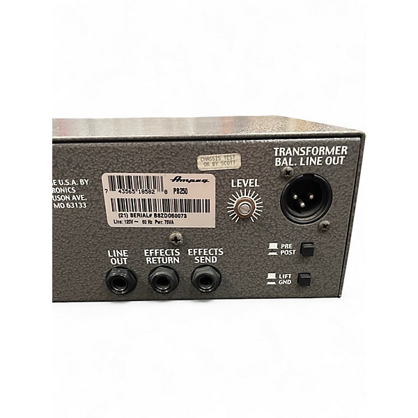 Used Ampeg Porta Bass 250 Bass Amp Head