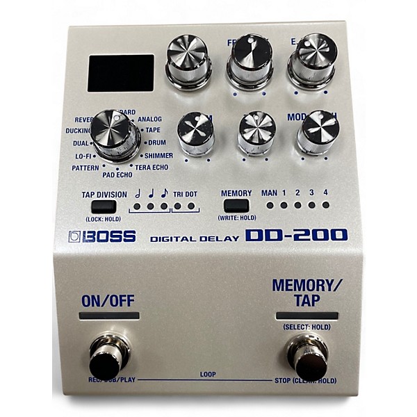 Used BOSS DD200 Digital Delay Effect Pedal