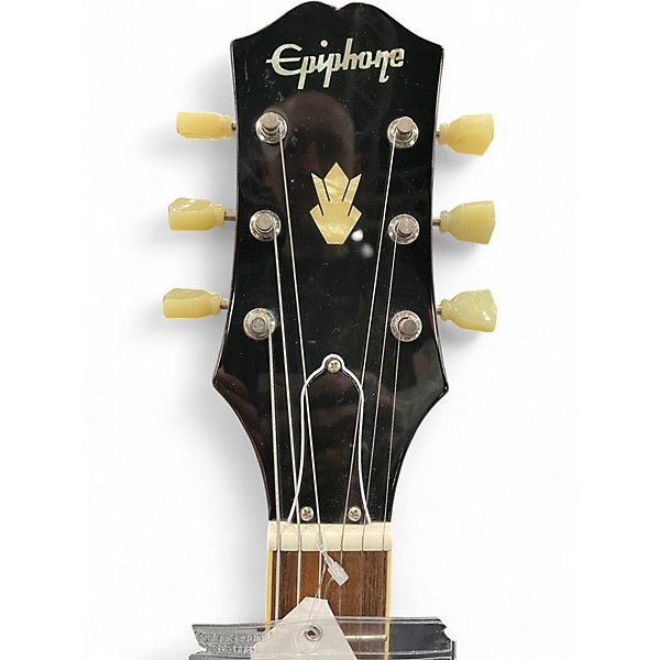 Used Epiphone ES335 Candy Apple Red Hollow Body Electric Guitar