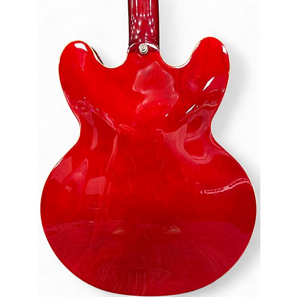 Used Epiphone ES335 Candy Apple Red Hollow Body Electric Guitar