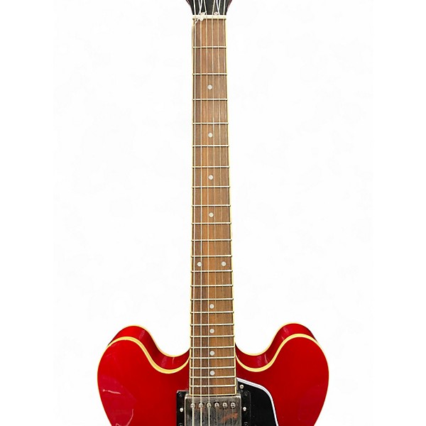 Used Epiphone ES335 Candy Apple Red Hollow Body Electric Guitar