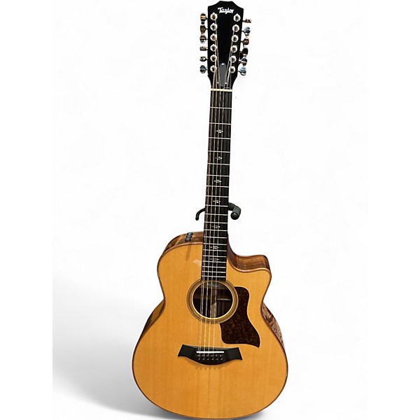 Used Taylor 756ce Natural 12 String Acoustic Electric Guitar