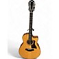 Used Taylor 756ce Natural 12 String Acoustic Electric Guitar thumbnail