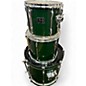 Used 1981 Pearl 3 Piece Export EMRALD GREEN Drum Kit